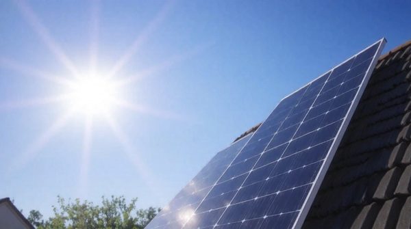 Énergie renouvelable abordable avec un panneau solaire photovoltaïque