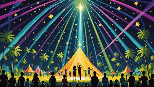 Découvrez la magie du spectacle lumineux "pupitres"